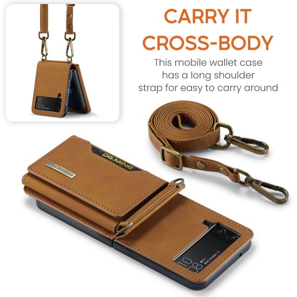 Z Flip 4/3 Case with Card Slots & Strap - Image 8
