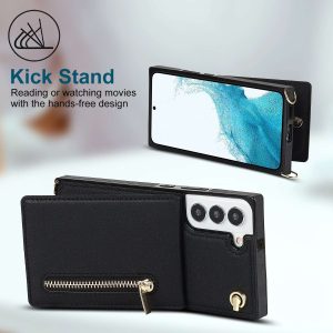 Zipper Card Holder Phone Case for Samsung