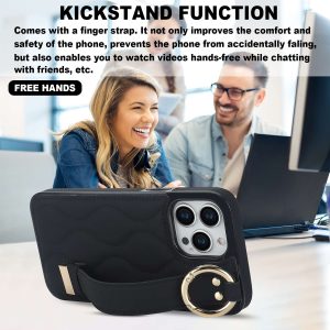 Case with Ring and Wristband for iPhone 13 14 15 Series