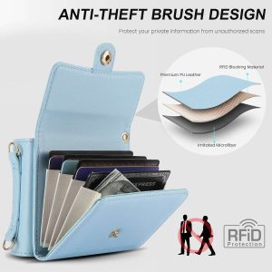 Z Flip 4/3 Case with Card Holders & Strap