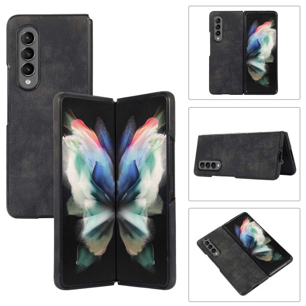 Retro Leather Fold Phone Case, for Samsung Galaxy Z Fold 4/3 - Image 2