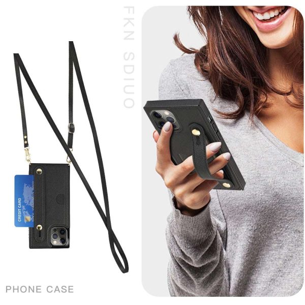 Phone Case with Wist Strap & Card Holder , for iPhone 15 14 13 12 11 - Image 6