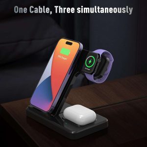 3 in 1 Wireless Charger Station for iOS