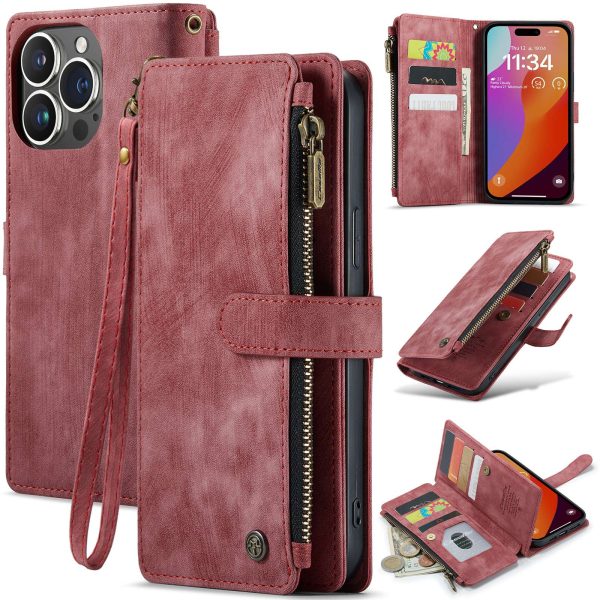 Phone Wallet Case for iPhone with Strap