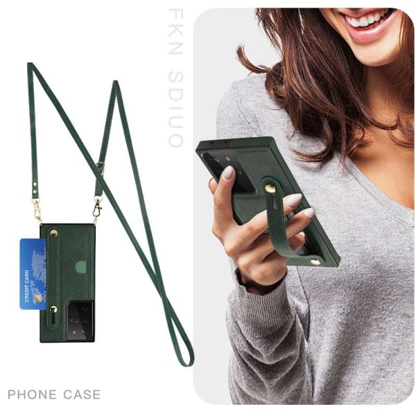 Card Holder Case with Wist Strap for Samsung - Image 3