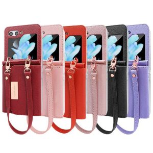 Z Flip 6 & Flip 5 Case With Built-in Wallet