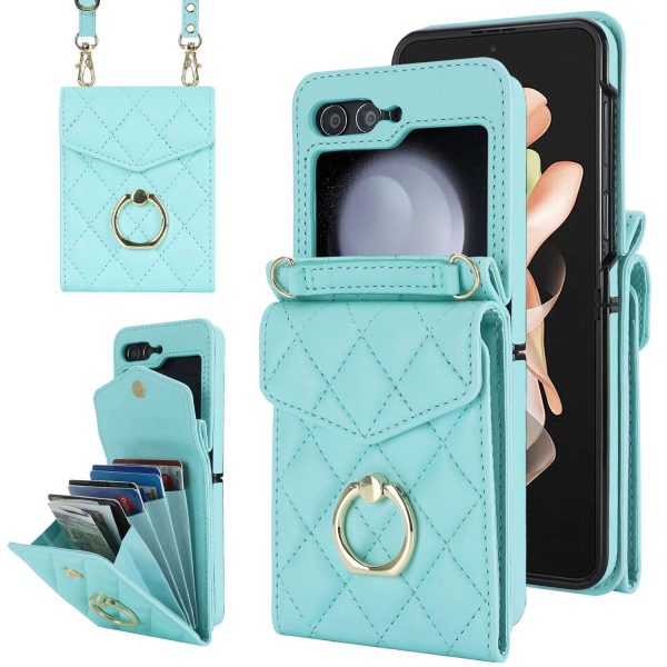 Z Flip 5 & 6 Wallet Case with Ring Holder - Image 11