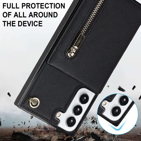 Zipper Card Holder Phone Case for Samsung - Image 5