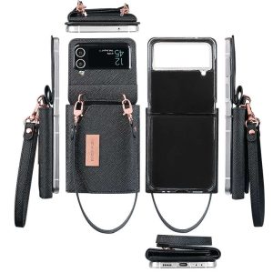 Z Flip 4/3 Case with Built-in Wallet