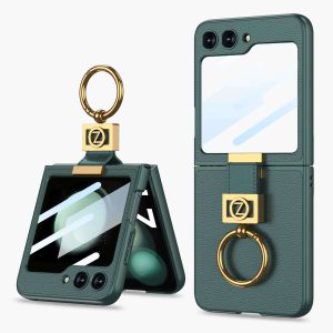 Z Flip 5 Ring Case with Screen Protector