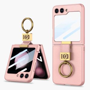 Z Flip 5 Ring Case with Screen Protector