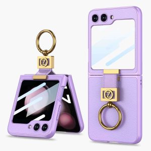 Z Flip 5 Ring Case with Screen Protector