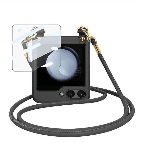 Z Flip 6 / 5 Crossbody Clear Case