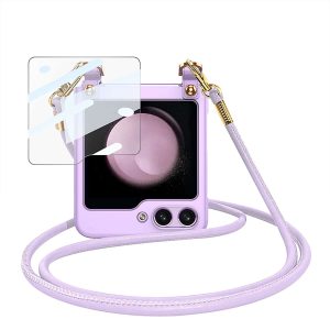 Z Flip 6 / 5 Crossbody Clear Case