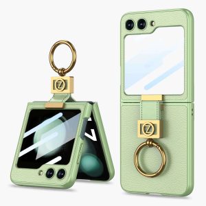 Z Flip 5 Ring Case with Screen Protector
