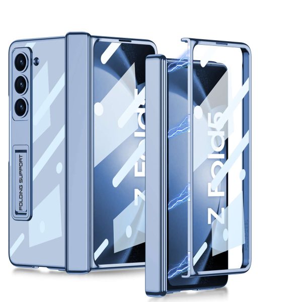 Z Fold 5 Clear Case with Hinge Protection