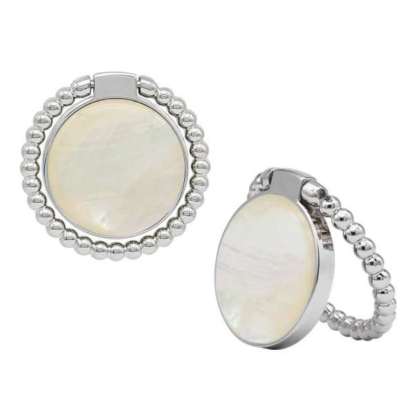 Finger Ring Kickstand Made of Natural Real Seashell