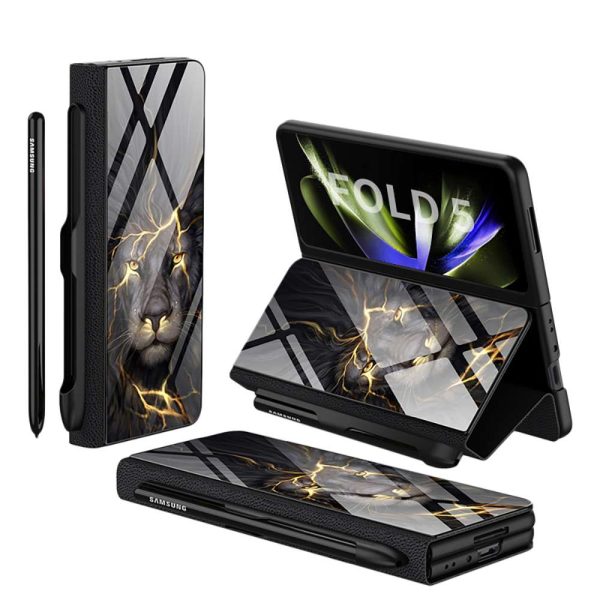 Z Fold 5/4/3 Case with Plating Pattern