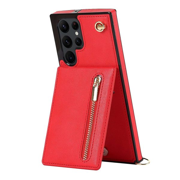 Zipper Card Holder Phone Case for Samsung