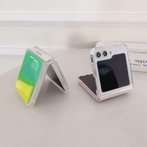 Z Flip 5 Case with Flowing Quicksand