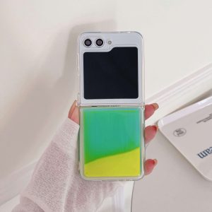 Z Flip 5 Case with Flowing Quicksand