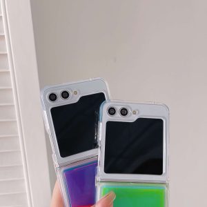 Z Flip 5 Case with Flowing Quicksand