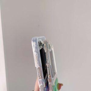 Z Flip 5 Case with Flowing Quicksand
