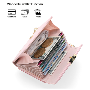 Z Flip 4/3 Case with Heart Zipper Wallet