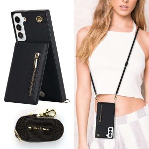 Zipper Card Holder Phone Case for Samsung