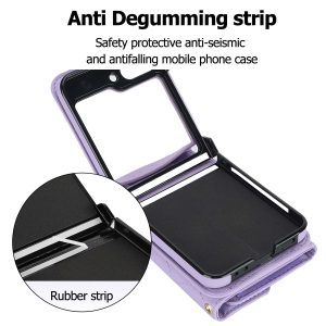 Z Flip 5 & 6 Wallet Case with 4 Card Slots