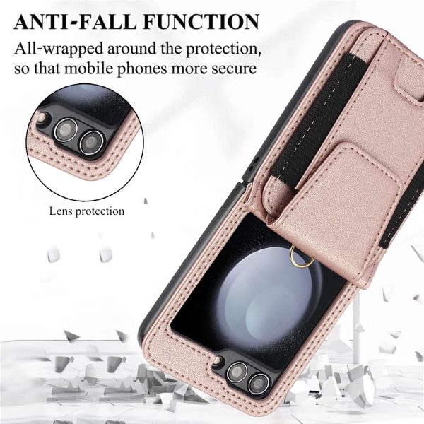 Z Flip 5 Case with Bouncy Card Slots and Magnetic - Image 5