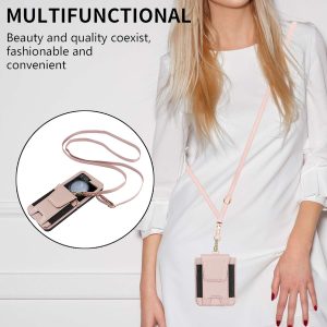 Z Flip 5 Case with Bouncy Card Slots and Magnetic