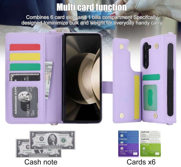 Z Fold Case with Wallet for Fold 3 - Fold 6 - Image 4