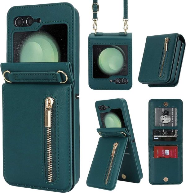 Z Flip 5/6 Case with Zipper Card Slots - Image 7