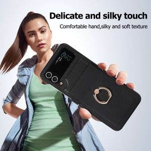 Z Flip 4/3 Case with Golden Ring