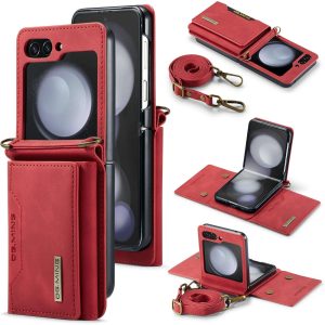 Z Flip 5/6 Case with Card Slots & Strap