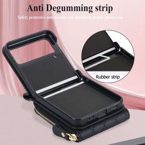 Z Flip 4/3 Wallet Case With 8 Card Slots