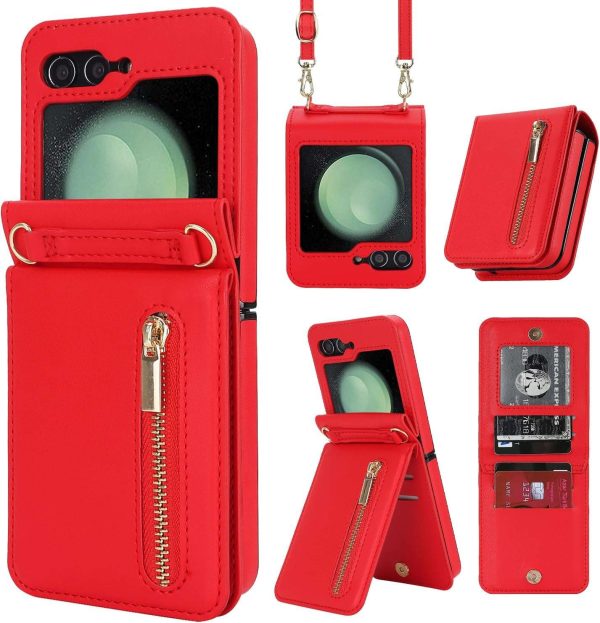 Z Flip 5/6 Case with Zipper Card Slots - Image 8