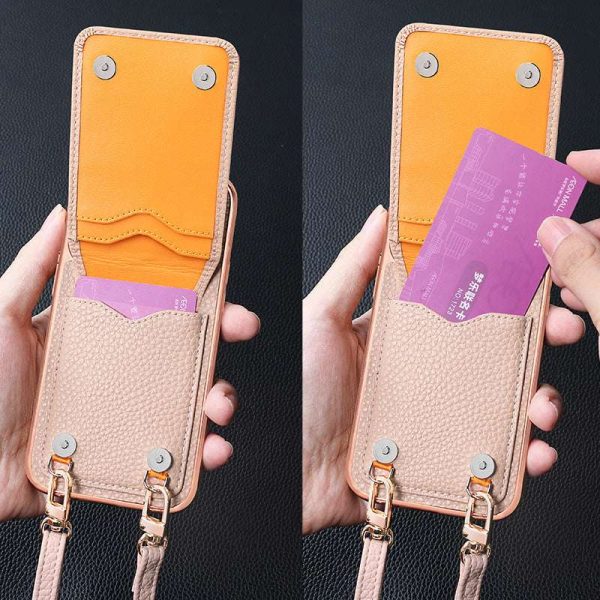 Card Holder Phone Case, Strap Case for iPhone - Image 3