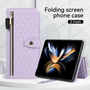 Z Fold Case with Leather for Z Fold 5 4 3