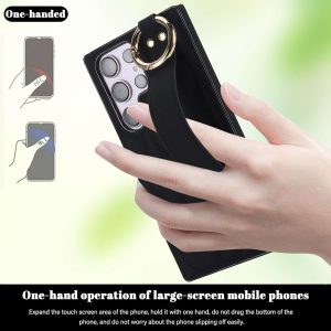 Phone Case with Ring and Wristband for Galaxy S24 S23 S22