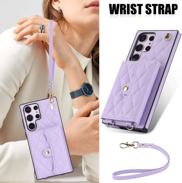 Crossbody Wallet Case for Galaxy S24 / S23/S22/S21 Ultra Plus - Image 5