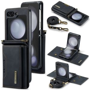 Z Flip 5/6 Case with Card Slots & Strap