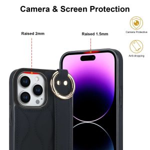 Case with Ring and Wristband for iPhone 13 14 15 Series
