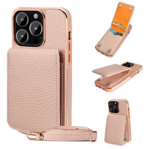 Card Holder Phone Case, Strap Case for iPhone
