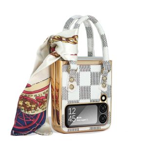 Z Flip 4/3 Case with Elegant Ribbon Scarf