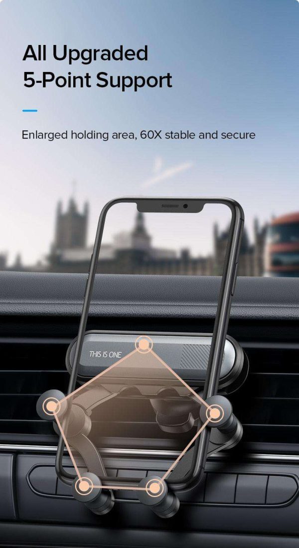 Gravity Car Phone Holder, for Mobile Navigation On Car - Image 3