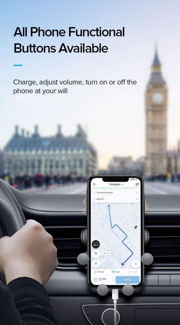 Gravity Car Phone Holder, for Mobile Navigation On Car - Image 8