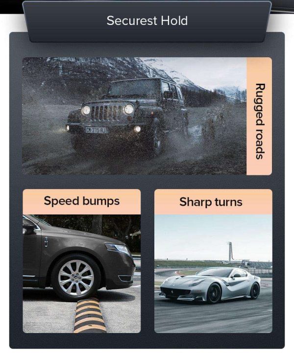 Gravity Car Phone Holder, for Mobile Navigation On Car - Image 9
