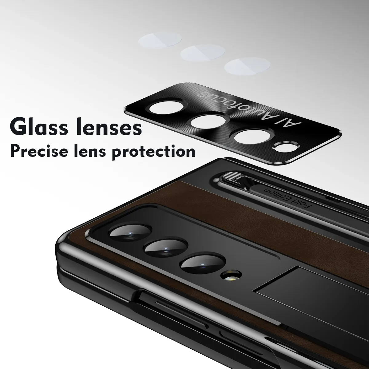 Retro Z Fold 6/5 Case with Kickstand - Image 4